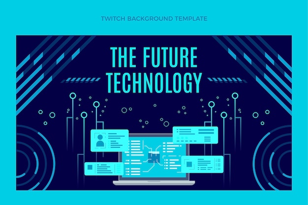 Fondo de contracción de tecnología mínima plana