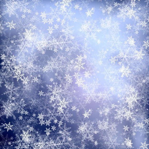 Vector gratuito fondo de copos de nieve azules