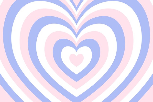 Fondo de corazón de flores silvestres de diseño plano