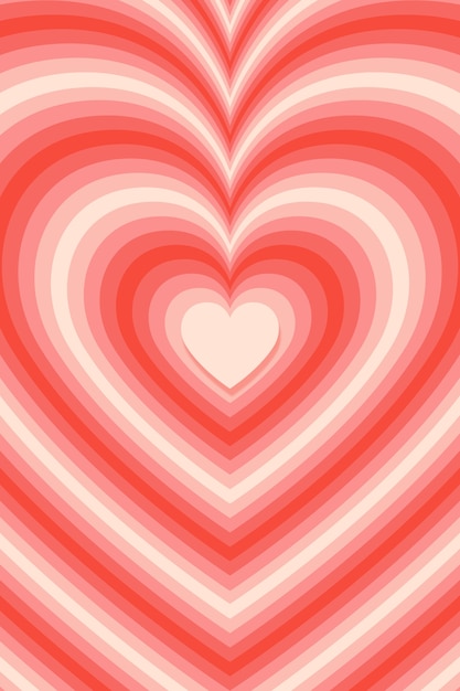 Fondo de corazón de flores silvestres de diseño plano