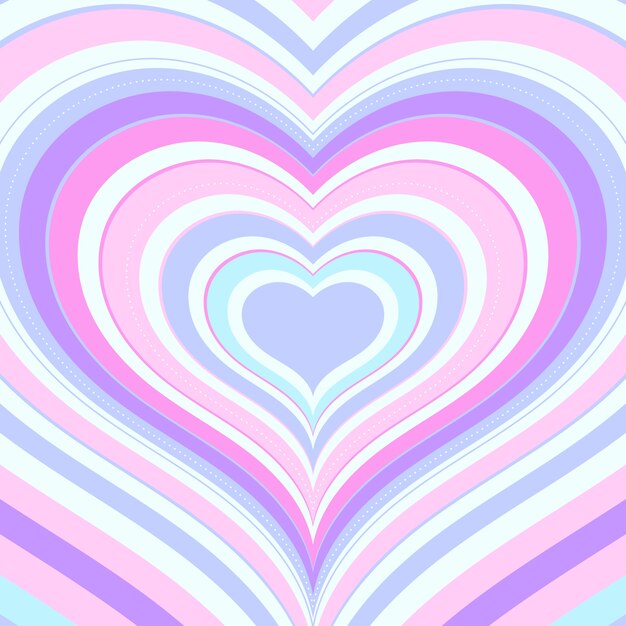 Fondo de corazón de flores silvestres de diseño plano