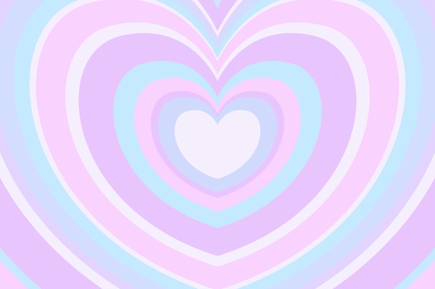 Fondo de corazón de flores silvestres de diseño plano