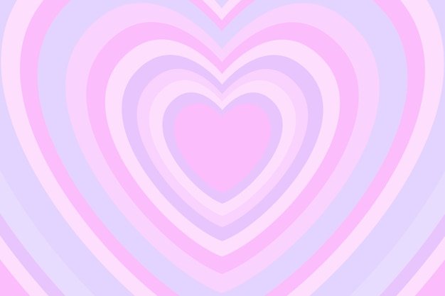 Fondo de corazón de flores silvestres de diseño plano