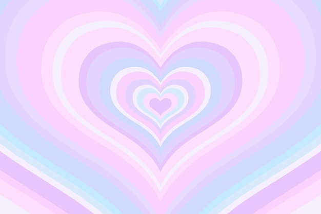 Fondo de corazón de flores silvestres de diseño plano