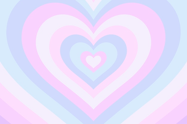 Fondo de corazón de flores silvestres de diseño plano
