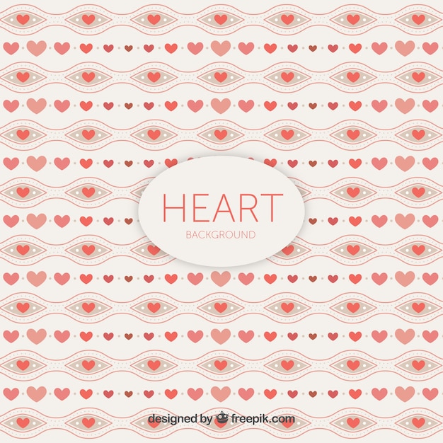 Vector gratuito fondo de corazones decorativos