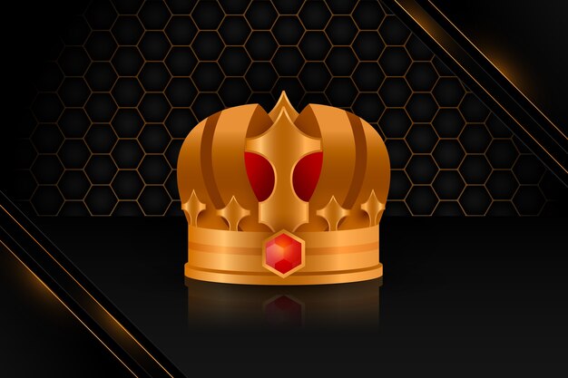Fondo de corona degradado