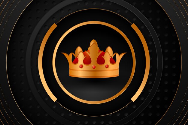Fondo de corona degradado