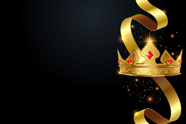 Fondo de la corona en gradiente