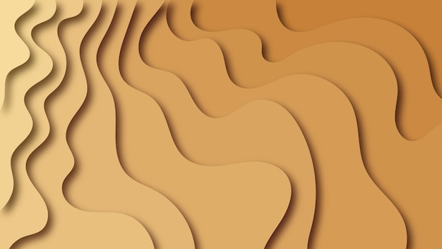 fondo de corte de papel de crema abstracto