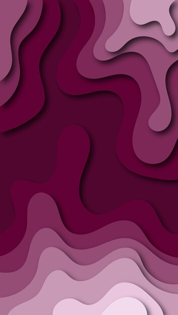 Fondo de corte de papel rojo abstracto