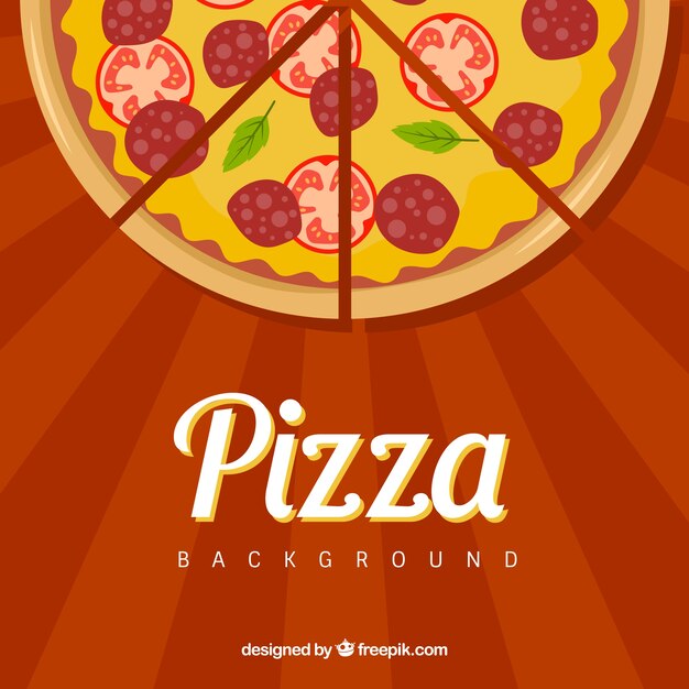 Fondo de corte de pizza
