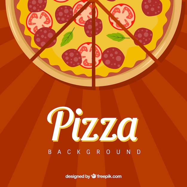 Fondo de corte de pizza