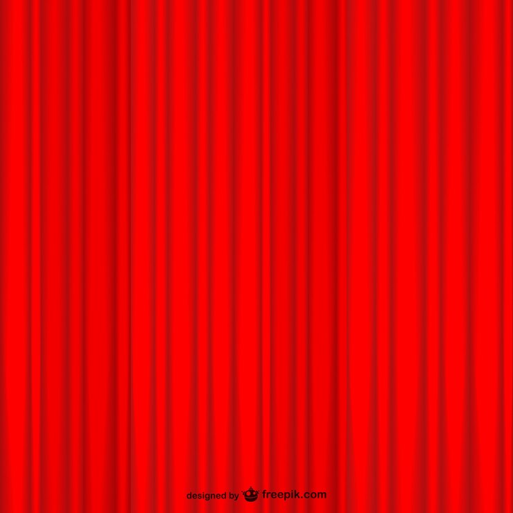Vector gratuito fondo de cortina roja