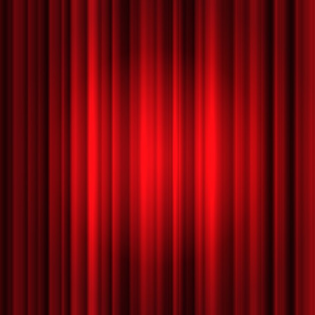 Fondo de cortina de seda roja