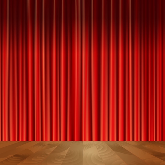 Fondo de cortinas de teatro