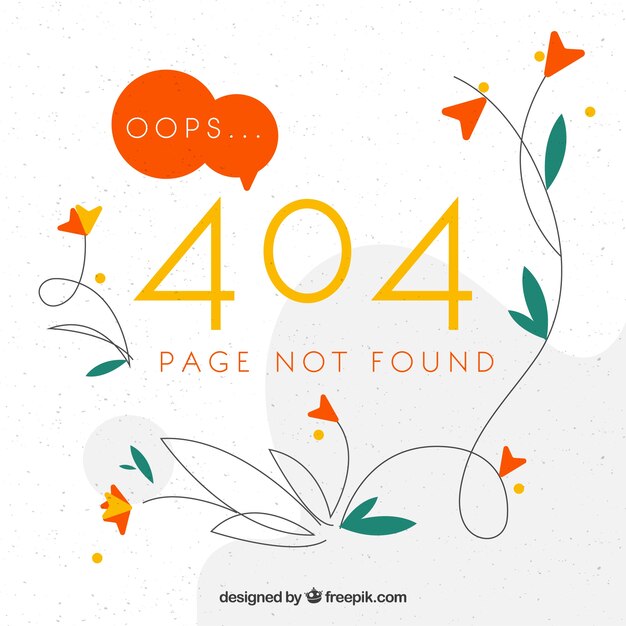 Fondo creativo de error 404