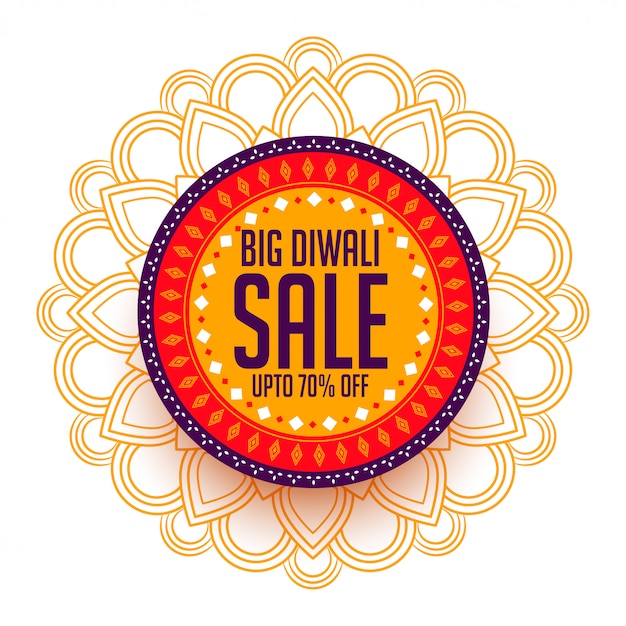 Fondo creativo feliz venta de diwali