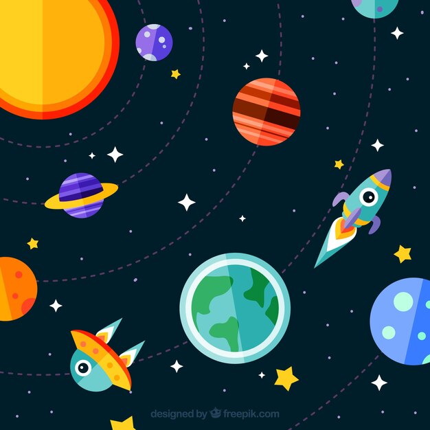 Fondo creativo de galaxia