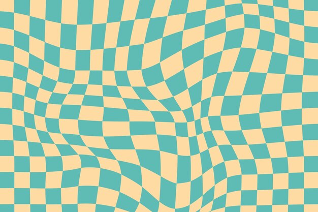Fondo a cuadros distorsionado plano