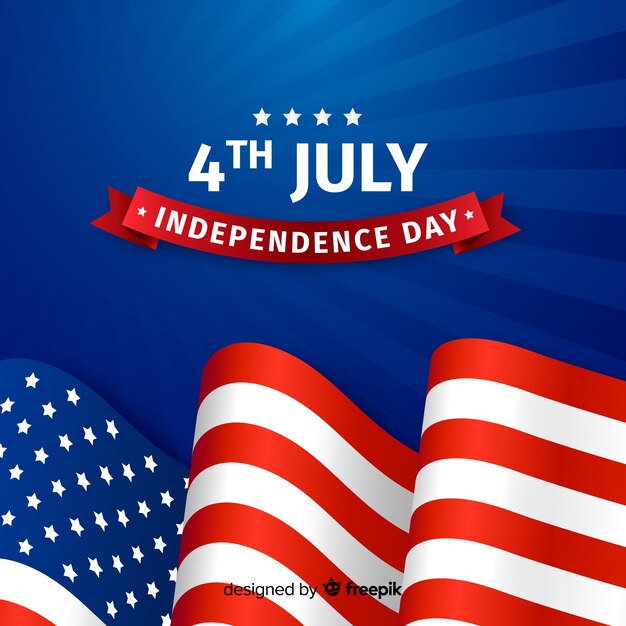 Fondo del cuatro de julio