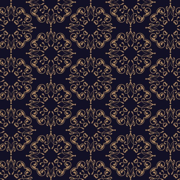 Fondo de damasco elegante estilo vintage