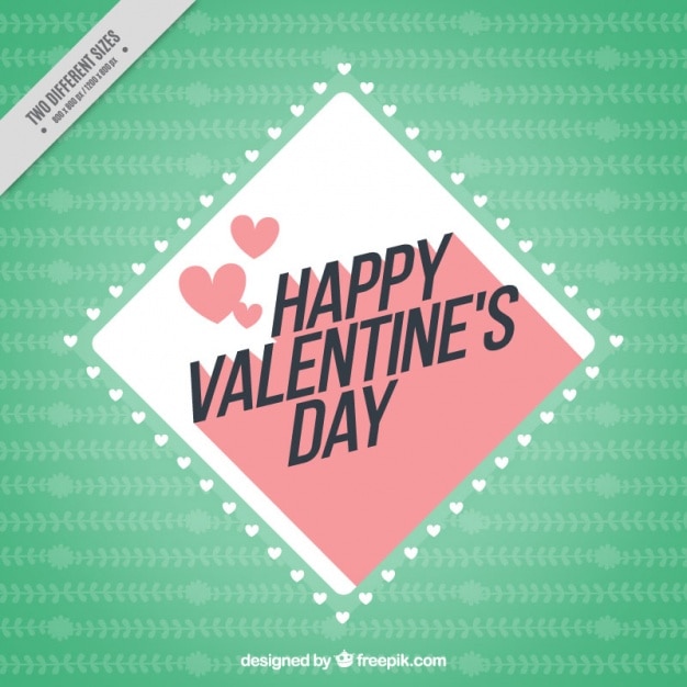 Vector gratuito fondo decorativo abstracto del día de san valentín