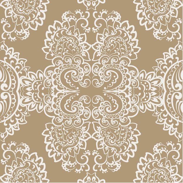 Fondo decorativo blanco y dorado