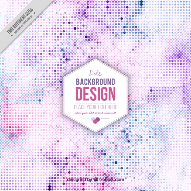 Fondo decorativo blanco con puntos de semitono