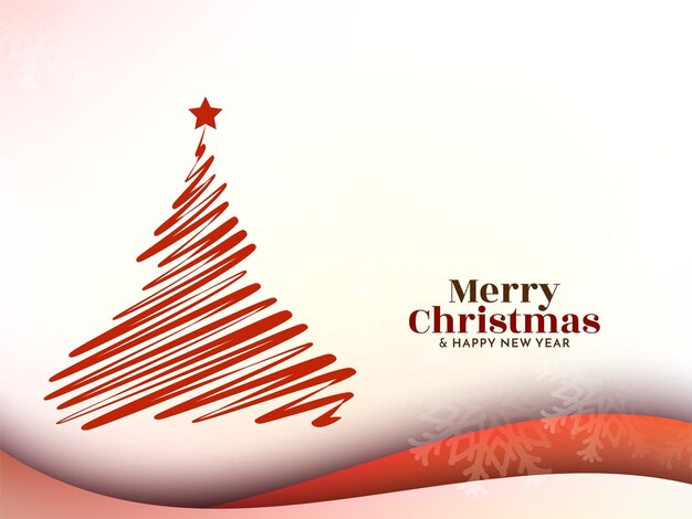Fondo decorativo de la celebración moderna de la fiesta de la Feliz Navidad