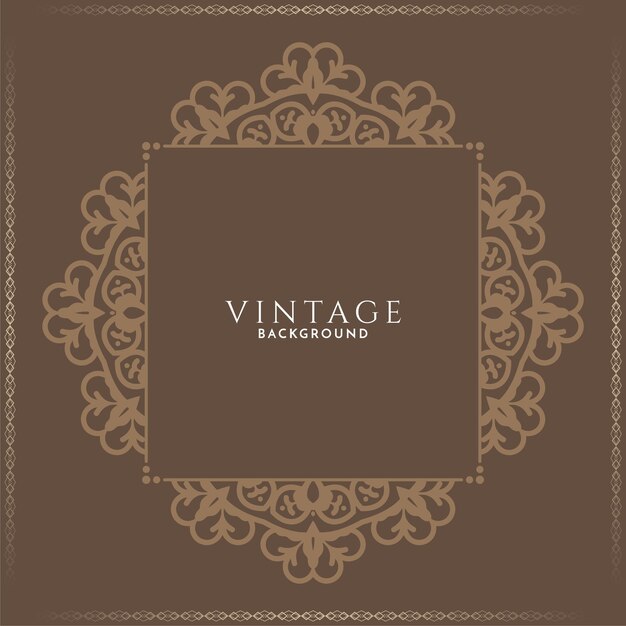Fondo decorativo de diseño de lujo de estilo vintage abstracto
