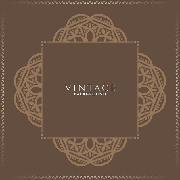 Fondo decorativo de diseño de lujo vintage de estilo retro