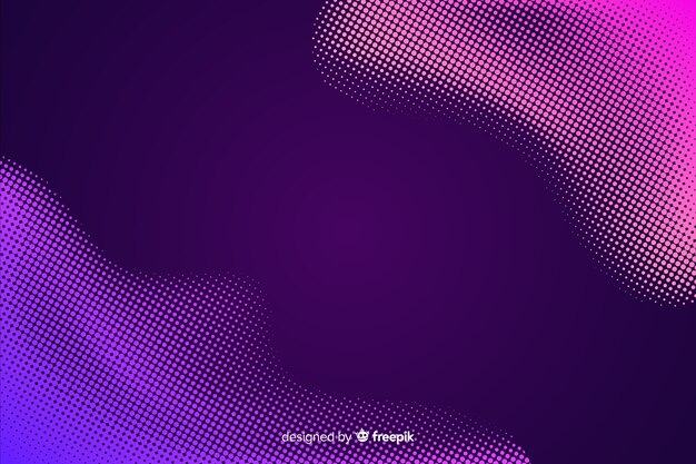 Fondo decorativo con efecto de medio tono gradiente
