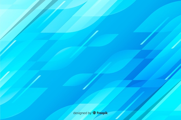 Fondo decorativo de formas abstractas azules