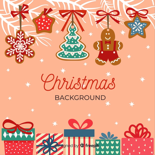Fondo decorativo de navidad