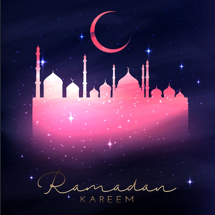 Vector gratuito fondo decorativo para ramadán