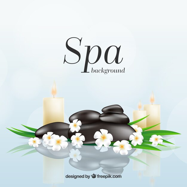 Fondo decorativo de spa 