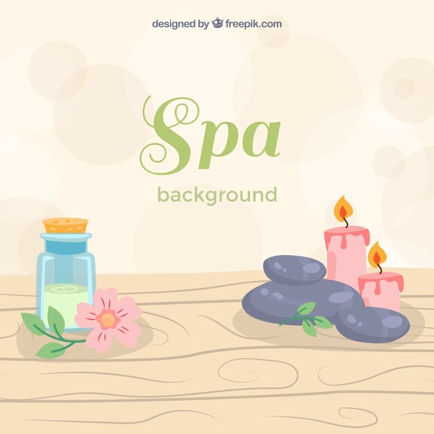 Fondo decorativo de spa 