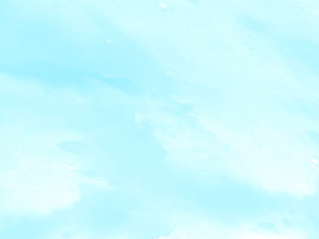 Fondo decorativo de textura de diseño de trazo de pincel de acuarela azul suave