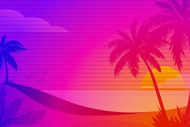 Fondo decorativo de verano
