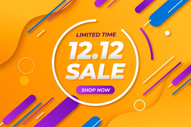Fondo degradado 12.12 rebajas