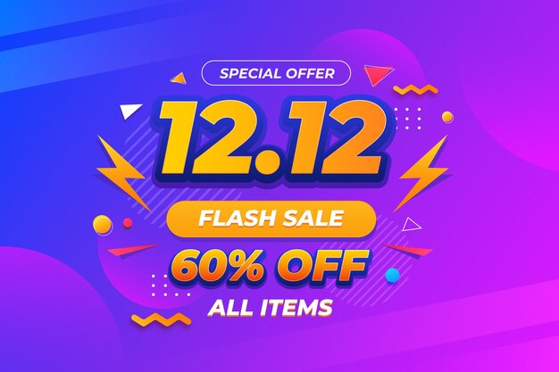 Fondo degradado 12.12 rebajas
