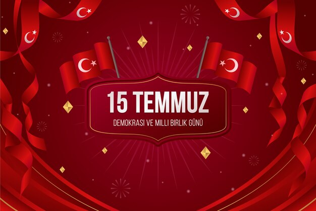 Fondo degradado 15 temmuz