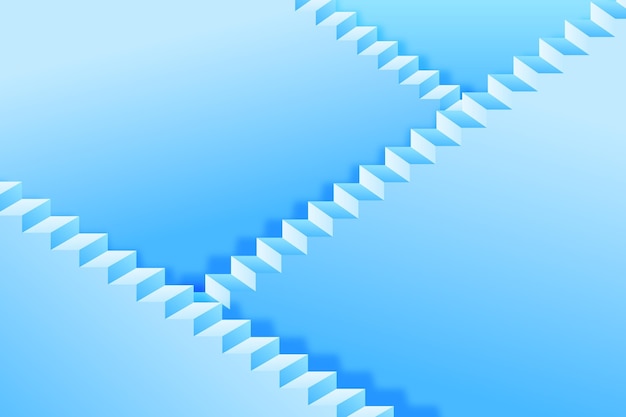 Vector gratuito fondo degradado 3d escaleras