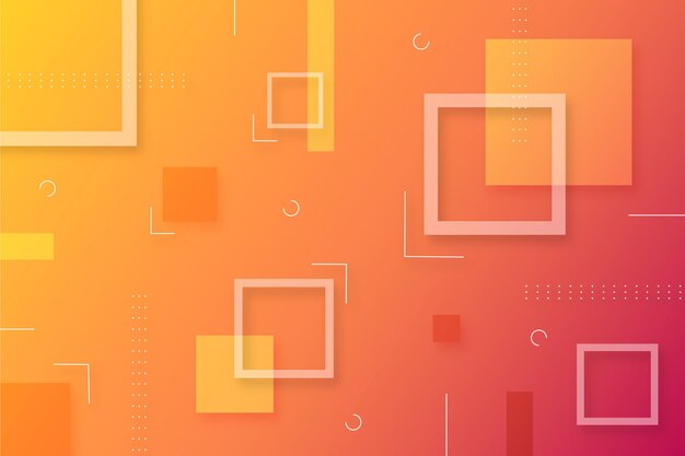 Fondo degradado abstracto con formas geométricas
