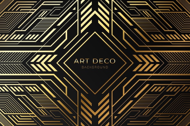 Fondo degradado art deco