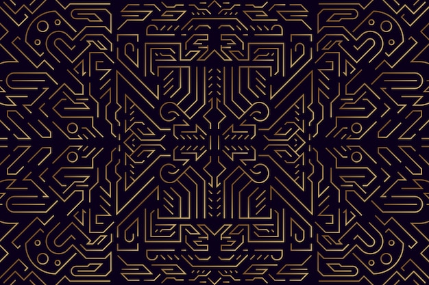 Fondo degradado art deco