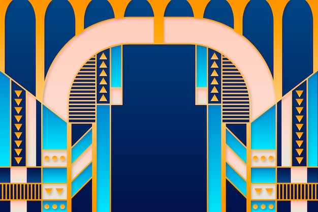 Fondo degradado art deco