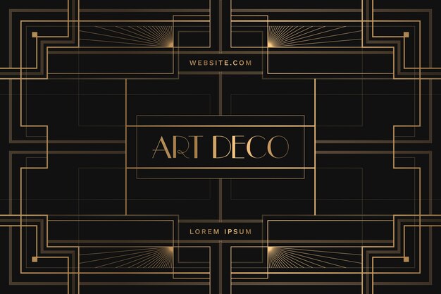 Fondo degradado art deco