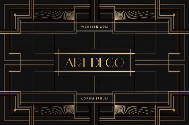 Fondo degradado art deco